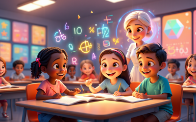 رحلة ممتعة في عالم الرياضيات للأطفال الصغار! 🚀